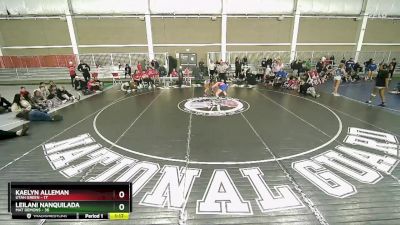 125 lbs Semis (4 Team) - Leilani Nanquilada, Mat Demons vs Kaelyn Alleman, Utah Green