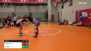 185 lbs Rr Rnd 5 - Kendra Maurer, Texans Black Ladies vs Daniella Seely, Sisters On The Mat