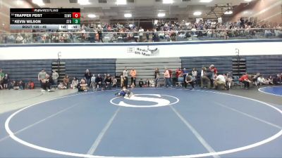 49 lbs Cons. Round 2 - Trapper Feist, Sandpoint Legacy Wrestling Club vs Kevin Wilson, Small Town Grims
