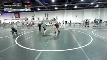 156 lbs Consolation - Heritage Luafalemana, Golden Backs MRTC vs Cole Irwin, Gold Rush Wr Ac