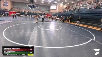 138 lbs Cons. Round 1 - Tyler Bryant, Tecumseh vs Grayson Prescott, Frisco Memorial