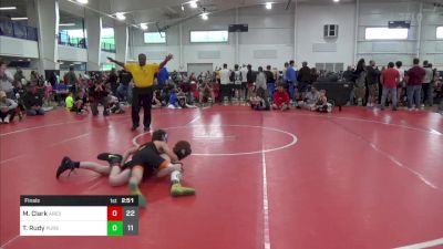 100 lbs Final - Mitchell Clark, Ares Wrestling Club vs Tj Rudy, Pursuit