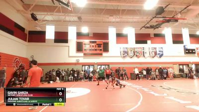 71-77 lbs Round 2 - Gavin Garza, Victory Wrestling Club vs Julian Tovar, Prosser Wrestling Academy