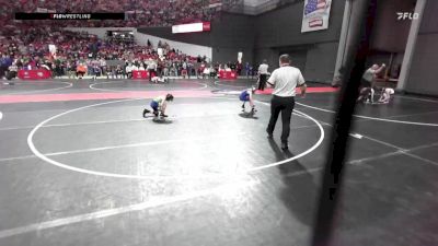 57 lbs Champ. Round 2 - Caden Senzig, LAW vs Liam Flaherty, LSWA