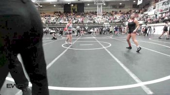 138 lbs Quarterfinal - Nevaeh Dorsey, Midwest City Bombers Youth Wrestling Club vs Willow Welch, Lions Wrestling Academy