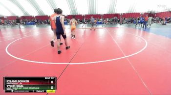 120-121 lbs Round 3 - Ryland Bowker, Oswego East vs Tyler Craig, Long Prairie Grey Eagle-Bowerville Wolves