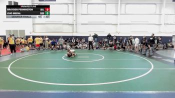 75 lbs Quarterfinal - Brayden Pennington, WV Lunatics-MS vs Jojo Medal, Carrollton Warrior-MS