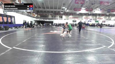 117 lbs Champ. Round 1 - Taylor Hood, Midland University vs Flavia Nagatani, Adams State