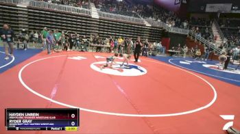 63 lbs Quarterfinal - Hayden Unrein, High Plains Thunder Wrestling Club vs Ryder Gray, Moorcroft Mat Masters Wrestling Club