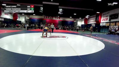 165 lbs Quarterfinal - Ehren Thompson, Chaparral vs Isaac Lopez, Charter Oak