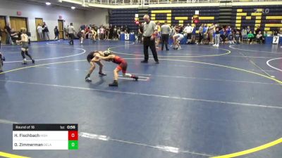 56 lbs Round Of 16 - Hudson Fischbach, Highland vs Owen Zimmerman, Delaware Valley