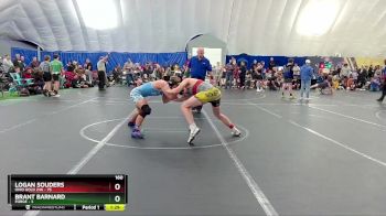 160 lbs Round 6 (8 Team) - Logan Souders, Ohio Gold 24k vs Brant Barnard, FORGE