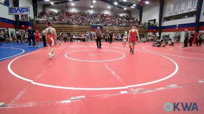 130 lbs Semifinal - Liam Jones, Labette County Wrestling vs Jace Brogdon, Raw Wrestling Club