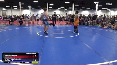 250 lbs Round 1 (16 Team) - Aiden Bishop, Illinois vs Wyatt MacMillan, Arkansas