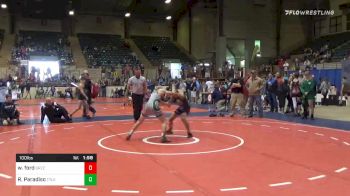 100 lbs Prelims - Wyatt Ford, Grizzly Wrestling Club vs Ralph Paradiso, Titletown Wrestling Academy