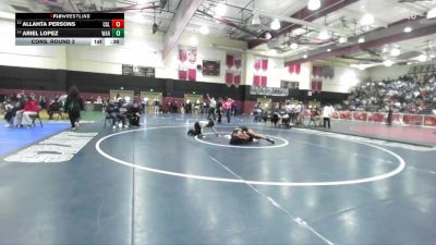 140 lbs Cons. Round 2 - Ariel Lopez, Warren vs Allahta Persons, Calabasas