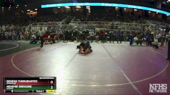 135 lbs Quarterfinal - Nehemie Gregoire, Apopka vs Genesis Turrubiartez, Immokalee