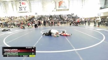 41 lbs Semifinal - Jayden Follett, Pal-Mac Wrestling Club vs Saidali Latipov, Willpower Wrestling Club