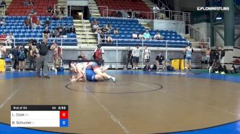 285 lbs Rnd Of 64 - Lucas Cook, California vs Brady Schumer, Illinois