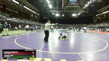 126 lbs Cons. Round 3 - Gavin Coit, El Dorado vs Logan Marlatt, Bella Vista