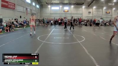 144 lbs Round 4 (6 Team) - Andrew Spaulding, Full Circle Green vs Michael Leaf, Capital City WC