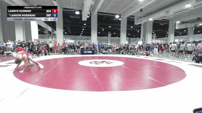 U20 Freestyle FS - 70 lbs Champ. Round 2 - Landyn Sommer, Oklahoma Regional Training Center vs Landon Robideau, Cowboy RTC