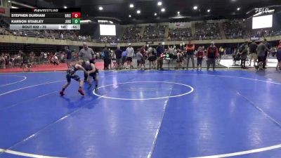 75 lbs Round Of 16 - Stephen Durham, Greenwood vs Karson Stabley, Jersey Shore