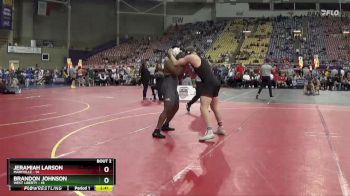 197 lbs Semis (4 Team) - Brandon Johnson, West Liberty vs Jeramiah Larson, Maryville