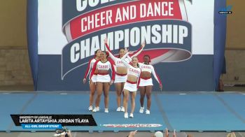 University of Louisville - Larita Artayshia Jordan TíLaya [2025 All-Girl Group Stunt] 2025 NCA & NDA College Nationals