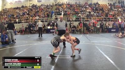 70 lbs Cons. Round 2 - Easton Walden, Graham Future Falcons vs Ayden Wynn, Waynesville Spartans