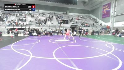 65 kg Champ. Rd Of 32 - Savannah Chao, Level Up Wrestling Center vs Alexandra Gates, Champions Wrestling Club