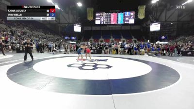 110 lbs Cons. Rd Of 64 - Kaira Acosta, KS vs Iris Wells, KY