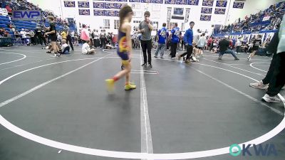 67 lbs Round Of 16 - Bree Leyba, Team Tulsa Wrestling Club vs Dayton Rice, Standfast OKC