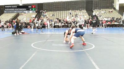154-H lbs Consi Of 4 - Joseph Hartz, Revolution Wrestling Club vs Alexander Southworth, Barn Brothers