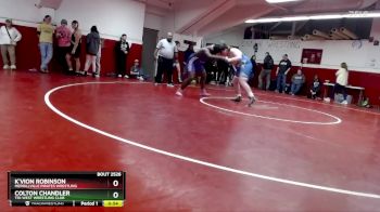 285 lbs Cons. Round 2 - K`Vion Robinson, Merrillville Pirates Wrestling vs Colton Chandler, Tri-West Wrestling Club