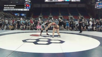 235 lbs Champ. Rd Of 16 - Khloe Henshaw, Alabama vs Maycee Hales, Utah