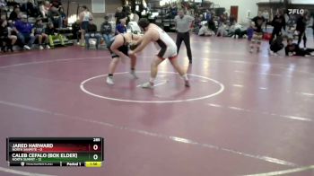 285 lbs Round 7 (8 Team) - Caleb Cefalo (Box Elder), North Summit vs Jared Harward, North Sanpete