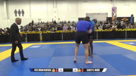 Casey B. Wood vs Kyle Brian Kenfack 2024 World IBJJF Jiu-Jitsu No-Gi Championship