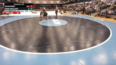 174 lbs Cons. Round 4 - Kadin Khalloufi, Johns Hopkins vs Jacob Speed, Elizabethtown