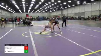 105 lbs Consolation - William Lowery, Team Aggression vs Jamison French, Usa Gold