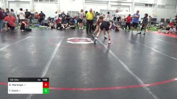 132-C lbs Consi Of 16 #2 - Dom Marengo, OH vs Tristen Dood, MI