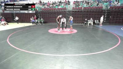 215 lbs Consi Of 8 #2 - Derrick Robinson, Seneca vs Michael Brown, Laurens