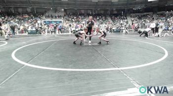 55 lbs Consi Of 4 - Henry Telles, Talihina Youth Wrestling Club vs Dean McInerney, Sallisaw Takedown Club