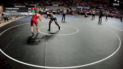 D 2 190 lbs Quarterfinal - Carter Macha, Teurlings Catholic vs Tahj Turner, Archbishop Shaw