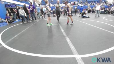 73 lbs 3rd Place - Jessen Madrid, Chickasha Youth Wrestling vs Cyrus Baker, Harrah Little League Wrestling