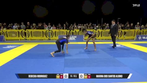 Marina Dos Santos Albino vs Rebecka Rodriguez 2025 Pan IBJJF Jiu-Jitsu No-Gi Championship