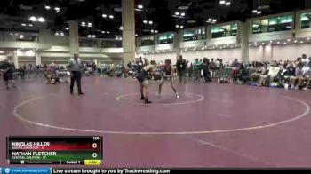 126 lbs Round 3 (10 Team) - Nikolas Hiller, South Johnston vs Nathan Fletcher, Central Dauphin