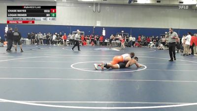 184 lbs Round Of 16 - Chase Mayes, Coast Guard vs Logan Reiner, Johnson & Wales