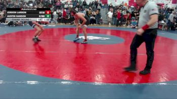 165 lbs Champ. Round 1 - Austin Hanson, Olympia vs Jordon Larson, Orting