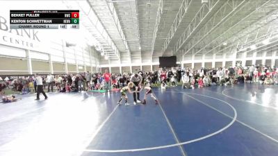 57 lbs Champ. Round 1 - Bekket Fuller, Northside Wrestling Club vs Kenton Schwettman, No Escape Wrestling Academy